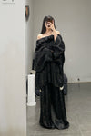 Mutedance 24 Spring/Summer Silk Elastic Waist Loose Pants MD-MD24SS13-SHENHE sepia PM114